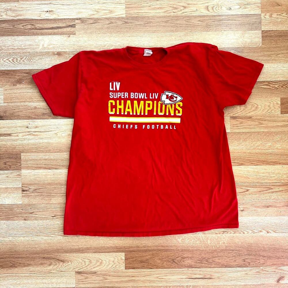 Red Gildan Kansas City Champions Tee